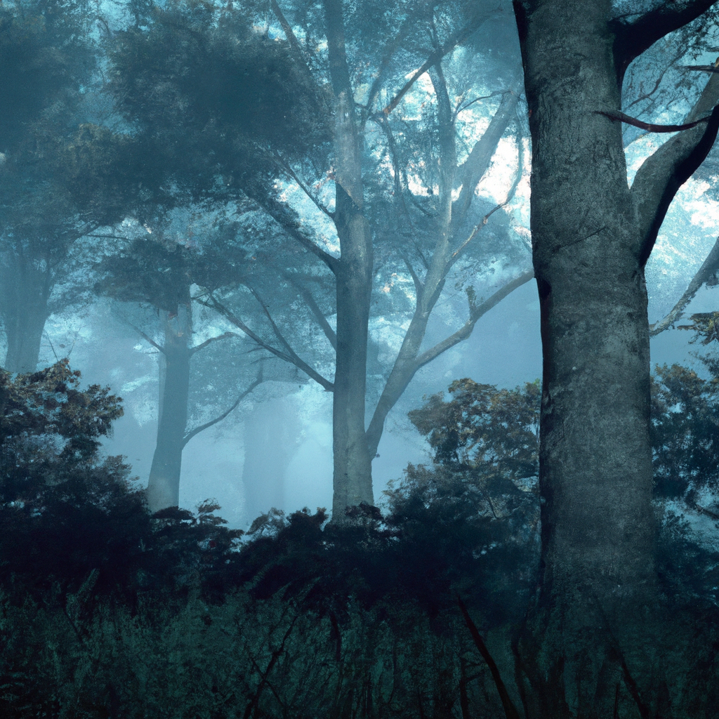 un bosque tenebroso