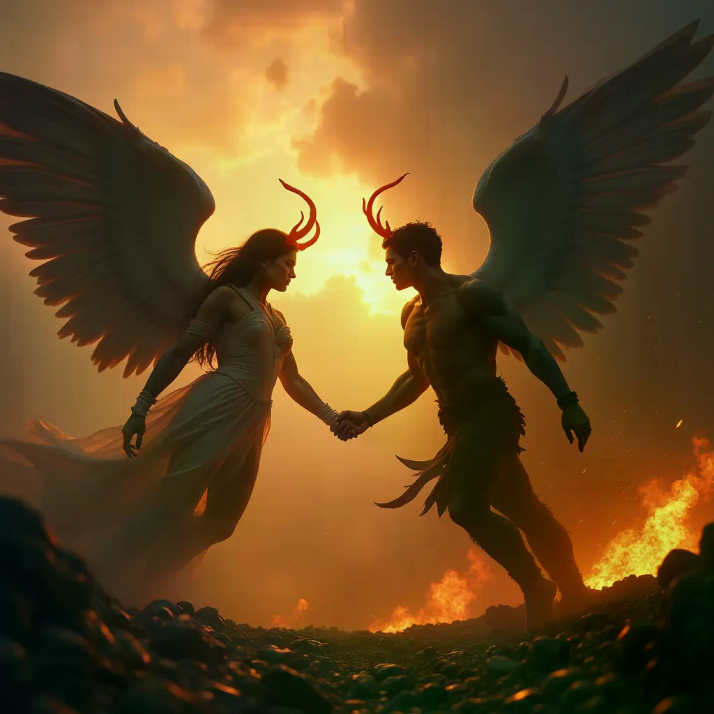 batalla entre el bien y el mal