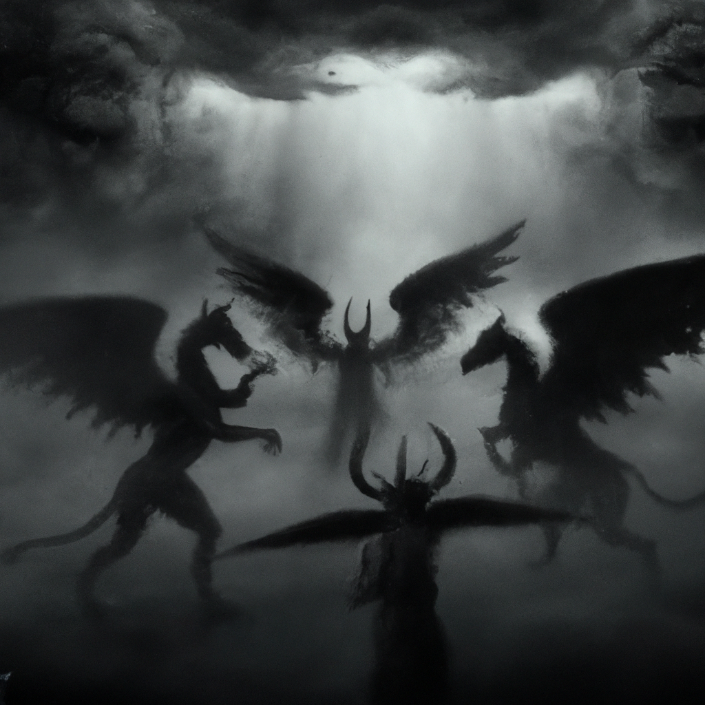 batalla contra el bien y el mal