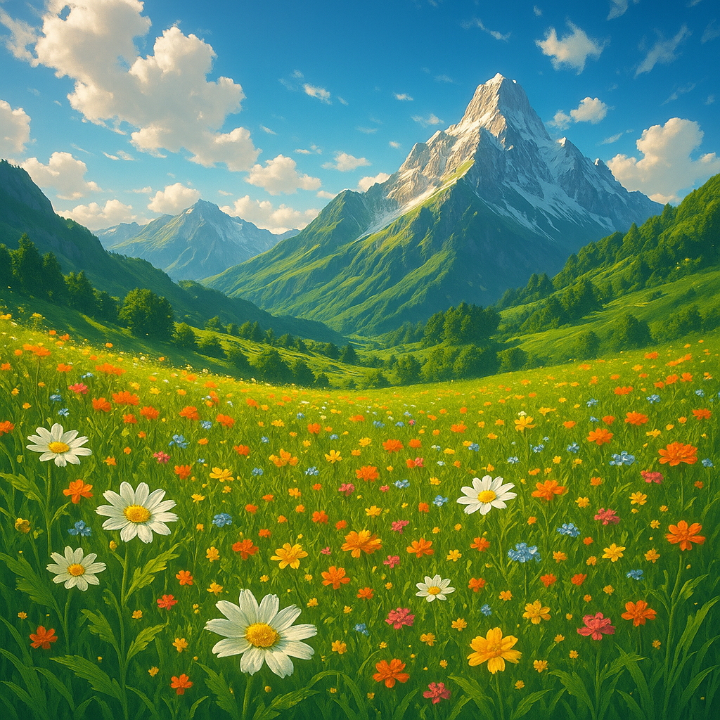 Subrealist Anime Paisaje